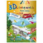 3D kolorowanka - Samolot