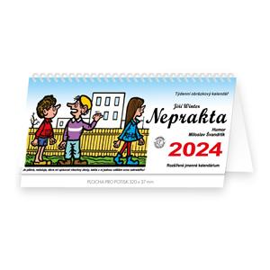Biurkowy kalendarz 2024 - Neprakta