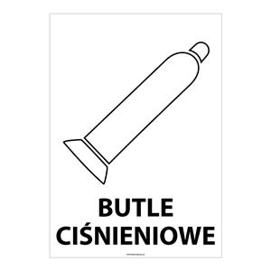 BUTLE CIŚNIENIOWE, płyta PVC 1 mm, 148x210 mm