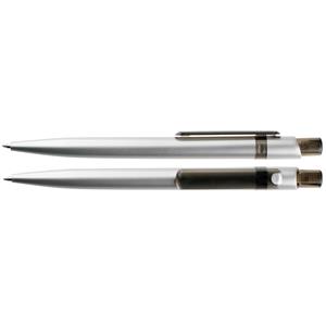 Długopis ABAR - srebrny/czarny
