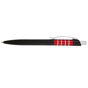 Długopis AIRA - czarny/czerwony