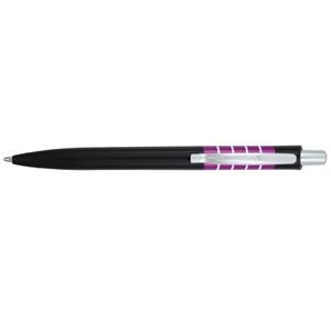 Długopis AIRA - czarny/fioletowy