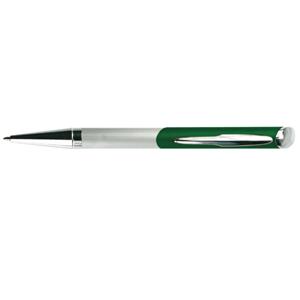 Długopis ALTINA - srebrny/zielony