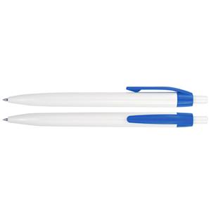 Długopis ANDELE - biały/niebieski