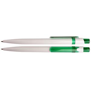 Długopis BABBIT - biały/zielony