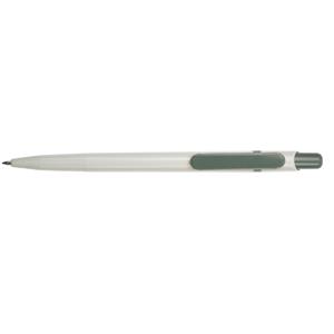 Długopis BRAVO - biały/szary