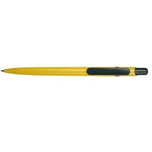 Długopis BRAVO - żółty/czarny