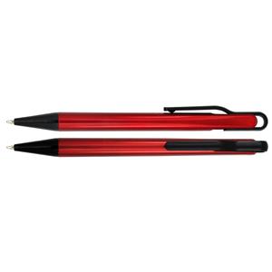 Długopis DANTES - czerwony/czarny