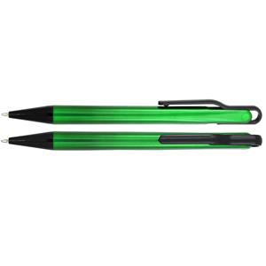 Długopis DANTES - zielony/czarny