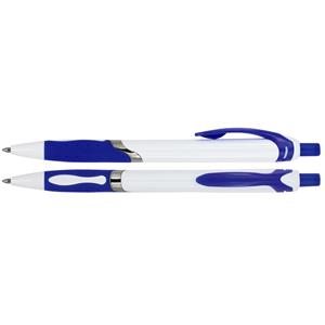 Długopis FEDORA - biały/niebieski