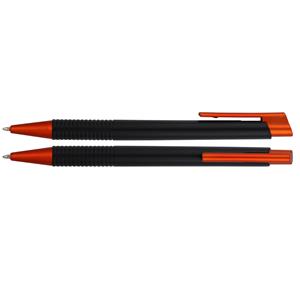 Długopis GERA - czarny/pomarańczowy