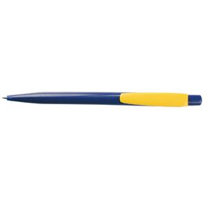 Długopis NANCY - niebieski/żółty