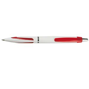 Długopis NOMAND - biały/czerwony