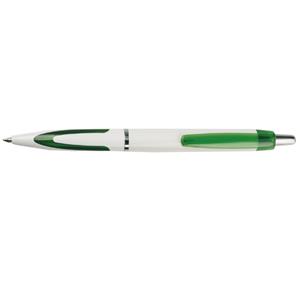 Długopis NOMAND - biały/zielony