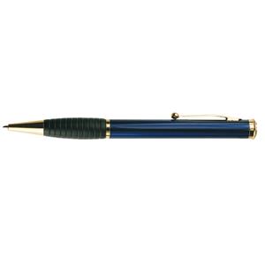 Długopis REHA - niebieski/złoty