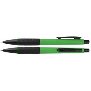 Długopis TRUXO - zielony/czarny