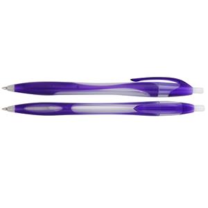 Długopis UMBRA - biały/fioletowy