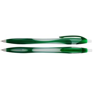 Długopis UMBRA - biały/zielony