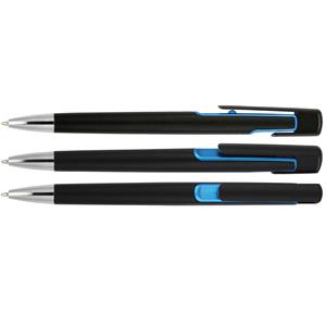 Długopis VIVACE - czarny/jasnoniebieski