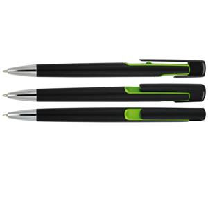 Długopis VIVACE - czarny/zielony