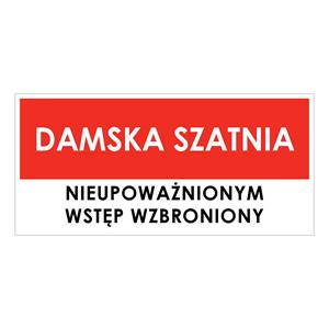 DAMSKA SZATNIA, płyta PVC 1 mm 190x90 mm