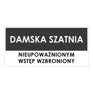 DAMSKA SZATNIA, szary - płyta PVC 1 mm 190x90 mm
