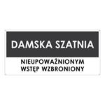 DAMSKA SZATNIA, szary - płyta PVC 2 mm z dziurkami 190x90 mm
