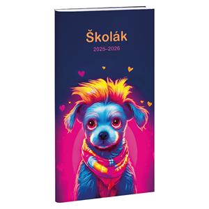 Dwutygodniowy pamiętnik kieszonkowy 2025/2026 uczeń Cooldog