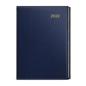 Dzienny kalendarz książkowy 2022 Ctirad - Premier A5 - niebieski