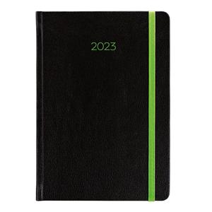Dzienny kalendarz książkowy 2023 Neon A5 - zielony