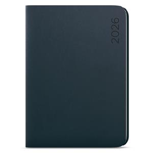 Dzienny kalendarz książkowy 2026 David Nuba A5 - antracyt