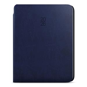 Dzienny kalendarz książkowy 2026 David Softy A5 - niebieski