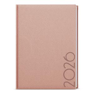 Dzienny kalendarz książkowy 2026 David Tora A5 - puder