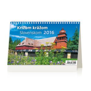 Kalendarz biurkowy 2016 Przemierzając Słowację