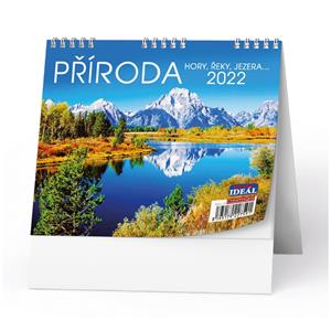 Kalendarz biurkowy 2022 IDEAL - Góry, rzeki, jeziora...