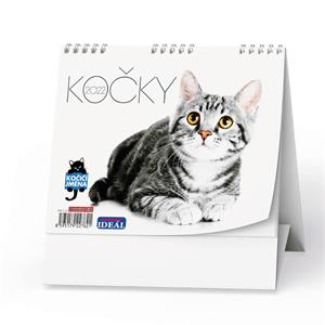 Kalendarz biurkowy 2022 IDEAL - Koty
