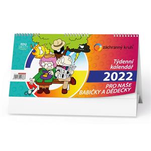 Kalendarz biurkowy 2022 Kalendarz dla naszych babć i dziadków