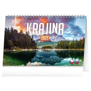 Kalendarz biurkowy 2022 Kraina CZ/SK