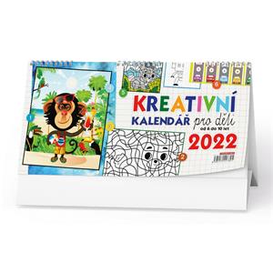 Kalendarz biurkowy 2022 Kreatywny kalendarz dla dzieci