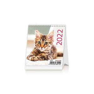 Kalendarz biurkowy 2022 - Mini Kocięta
