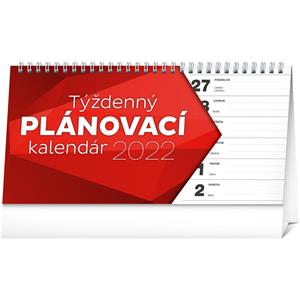 Kalendarz biurkowy 2022 Planner rzędowy SK