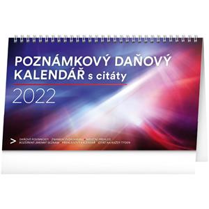 Kalendarz biurkowy 2022 Podatkowy z cytatami