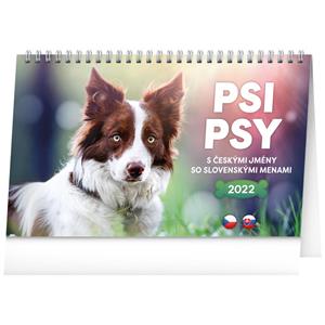 Kalendarz biurkowy 2022 Psy CZ/SK