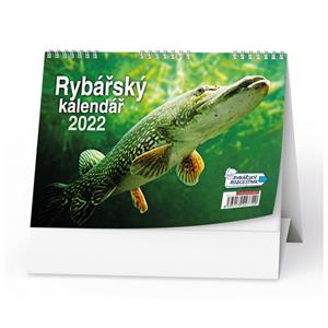 Kalendarz biurkowy 2022 Wędkarski