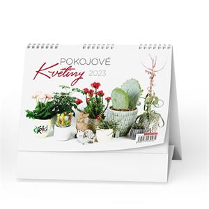 Kalendarz biurkowy 2023 Domowe kwiaty