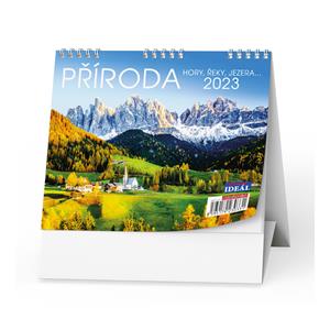 Kalendarz biurkowy 2023 IDEAL - Góry, rzeki, jeziora...