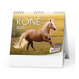 Kalendarz biurkowy 2023 IDEAL - Konie