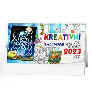 Kalendarz biurkowy 2023 Kreatywny kalendarz dla dzieci