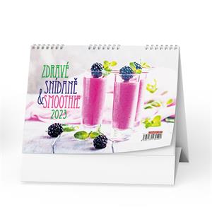 Kalendarz biurkowy 2023 Zdrowe śniadanie i smoothie