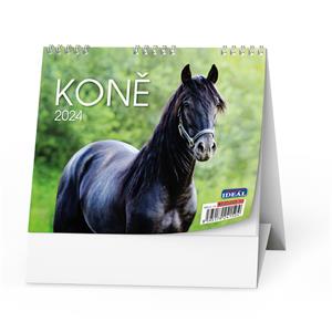 Kalendarz biurkowy 2024 IDEAL - Konie